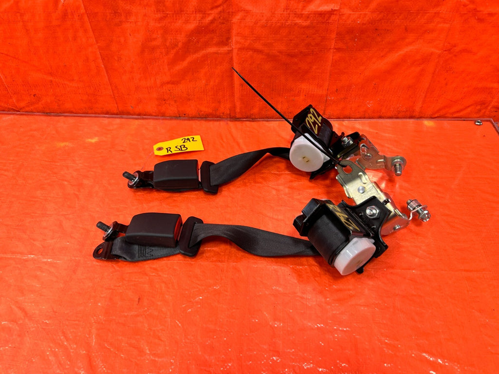 13 20 SUBARU BRZ   REAR SEAT BELT SET   LEFT & RIGHT SEAT BELTS   OEM #2920