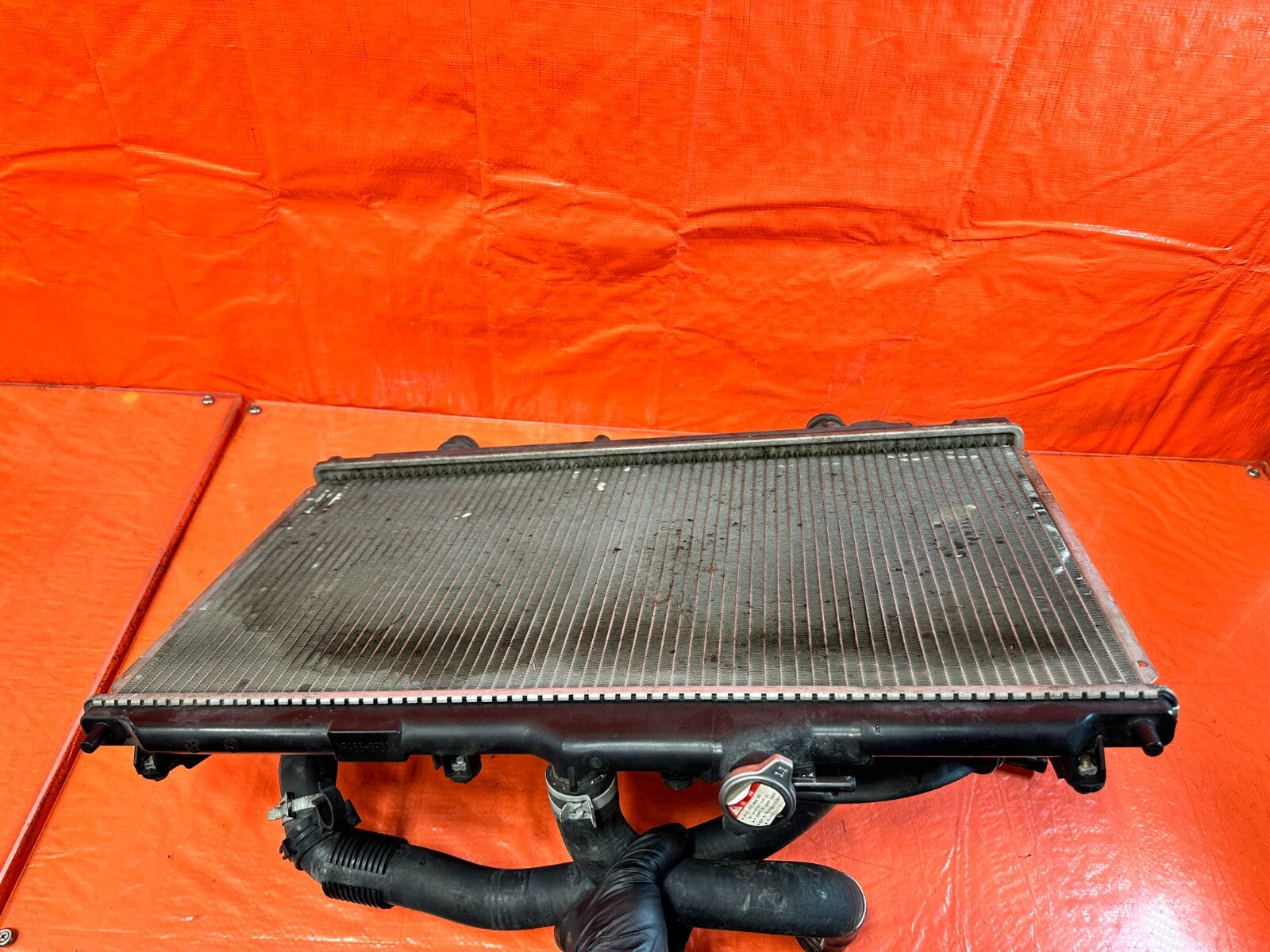 97 98 HONDA PRELUDE BASE   100% COMPLETE RADIATOR SET W/ FANS / HOSES / OEM 26312