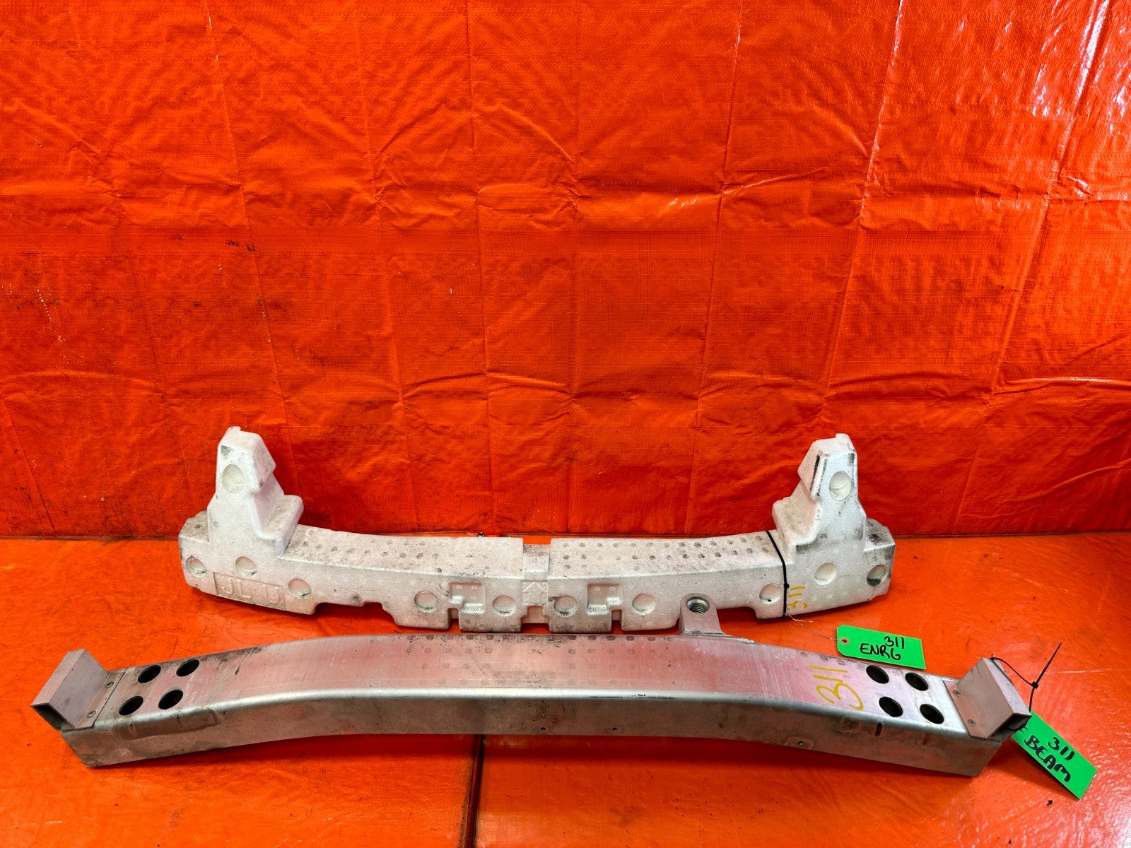 08 15 INFINITI G37 COUPE   FRONT CRASH BEAM REINFORCEMENT IMPACT RE BAR OEM  3110