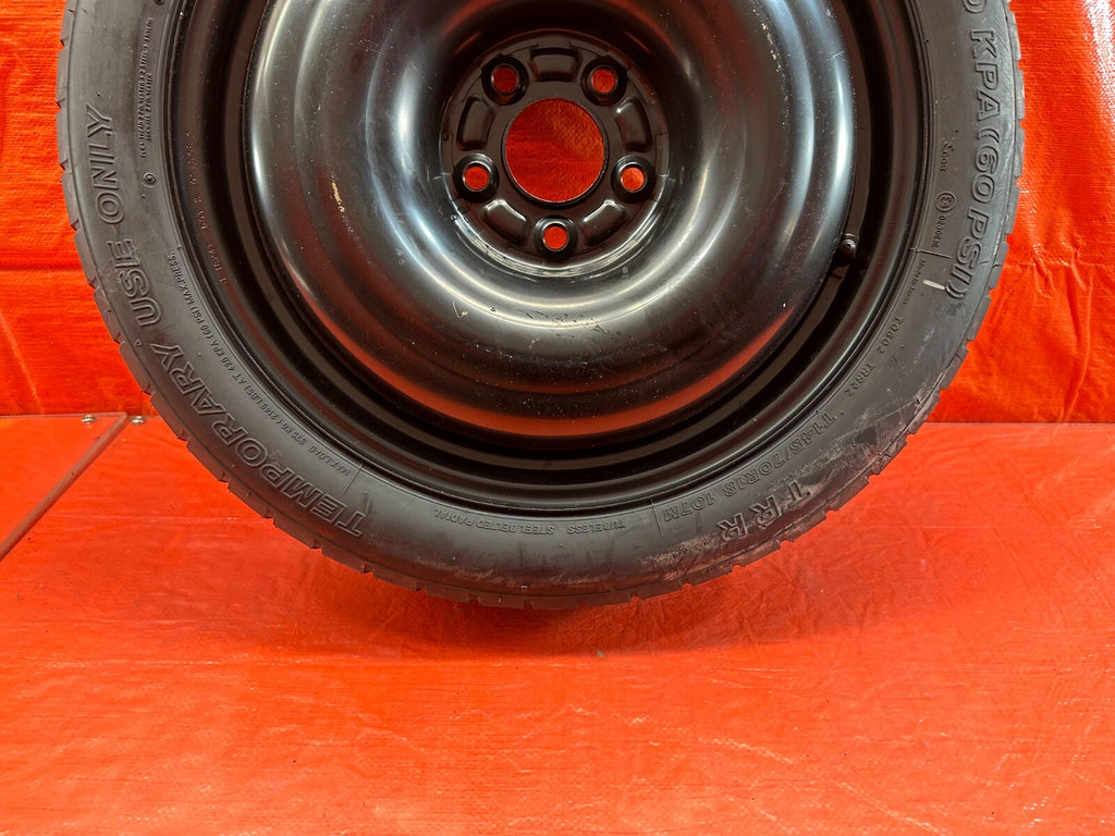 08 15 LANCER EVOLUTION X EVO 10   EMERGENCY SPARE BACK UP TIRE WHEEL RIM OEM 2174