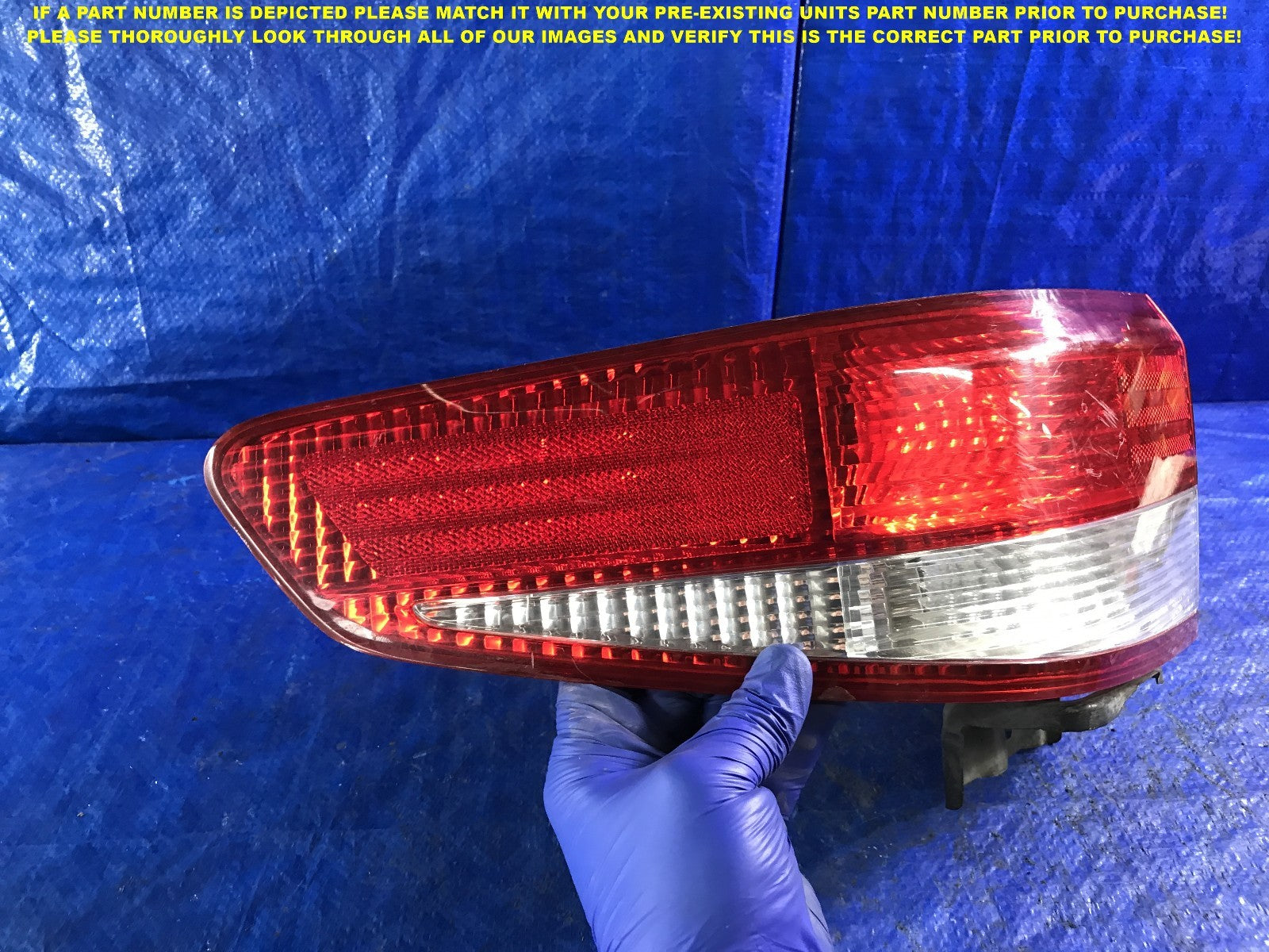 OEM 2003 2004 2005 03 04 05 HONDA ACCORD SEDAN DRIVER LEFT TAIL LIGHT4