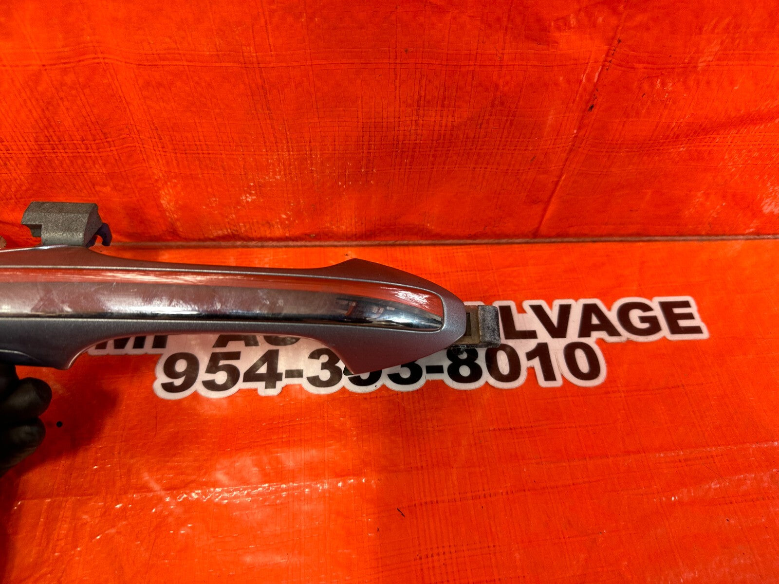 04 08 ACURA TSX   PASSENGER RIGHT FRONT   EXTERIOR DOOR HANDLE SILVER OEM #2554