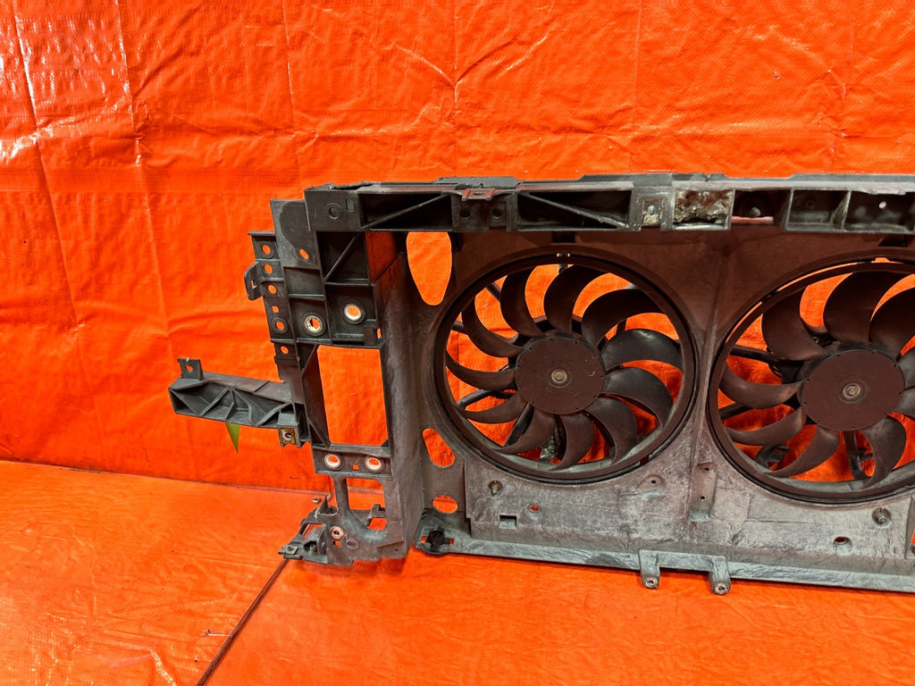08 15 INFINITI G37 COUPE &   PLASTIC FRONT RADIAOTR SUPPORT W/ FANS   OEM 31115