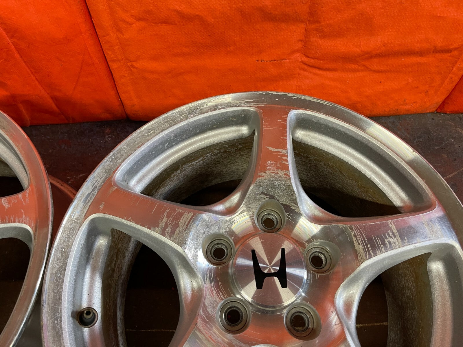 00 03 HONDA S2000 AP1   GENUINE FACTORY WHEEL SET   WHEELS RIMS   FRONT REAR OEM6