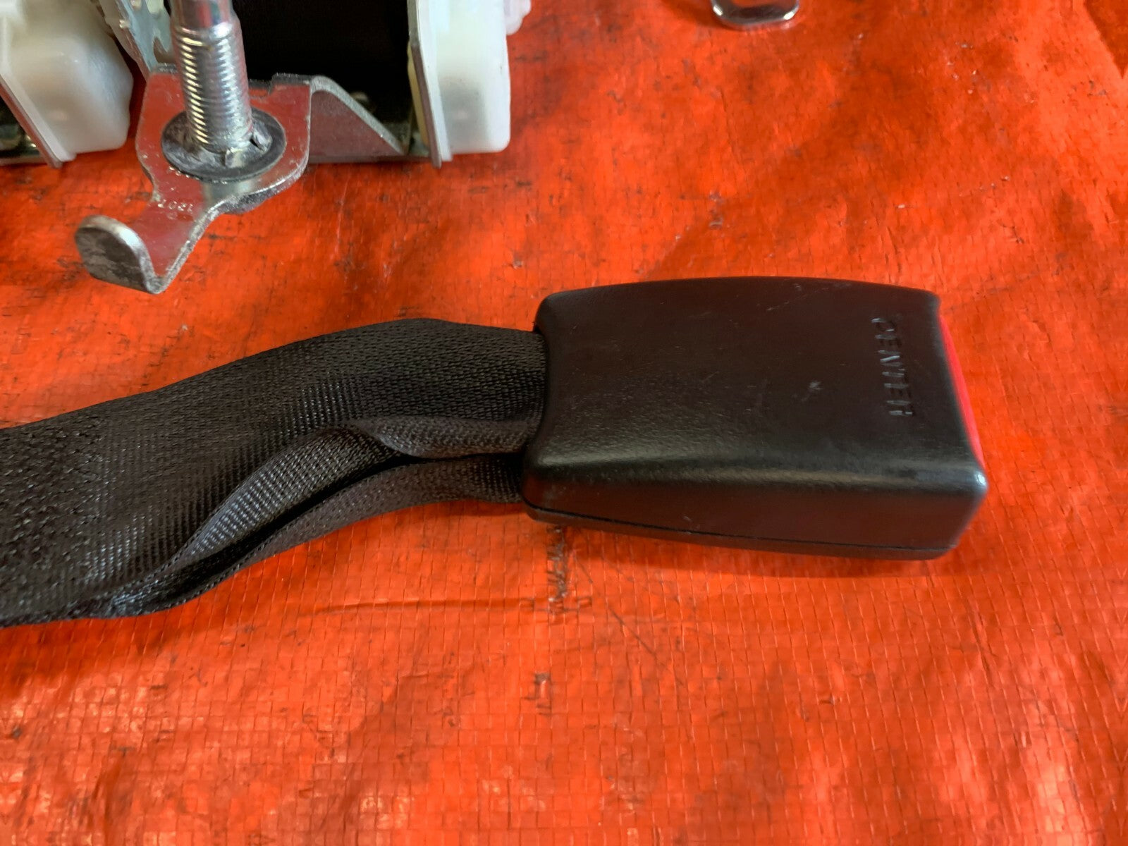 OEM 2008 08 HONDA CIVIC SI COUPE   COMPLETE REAR SEAT BELT SET LEFT RIGHT CENTER1