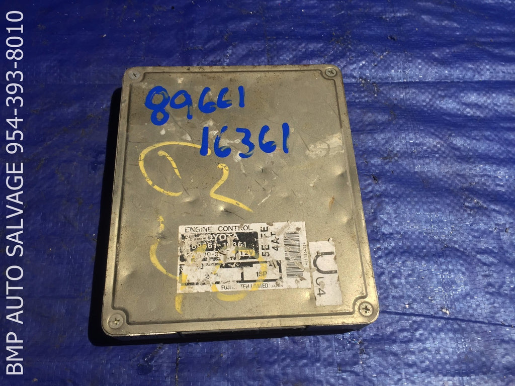 OEM 1996 TOYOTA TERCEL ECU # 89661 16361 ENGINE COMPUTER BRAIN ECM #1112 #DR790