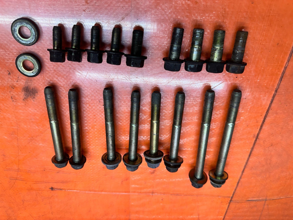 97 01 HONDA PRELUDE 2.2L FRONT SUBFRAME CROSSMEMBER K MEMBER BOLTS OEM #3365