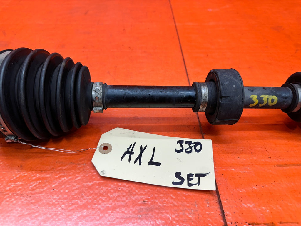 04 08 ACURA TSX 2.4L FRONT CV AXLES AND MIDSHAFT HALF SHAFT OEM #33010
