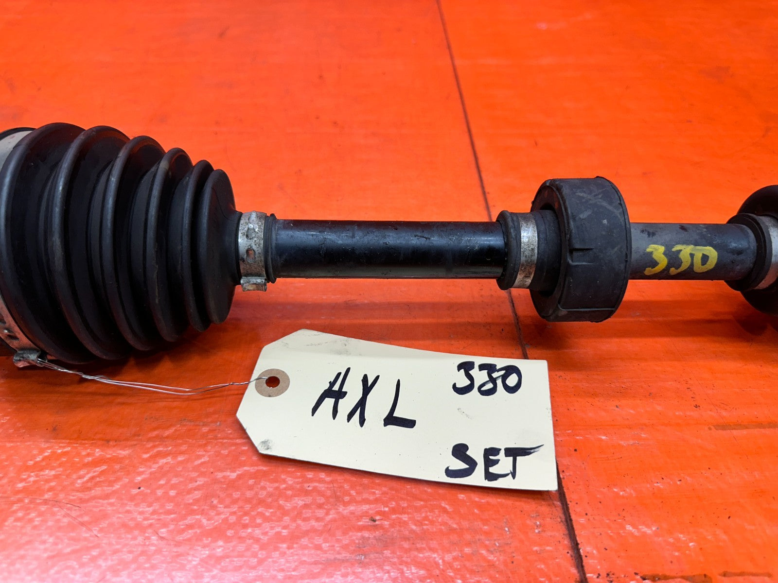 04 08 ACURA TSX 2.4L FRONT CV AXLES AND MIDSHAFT HALF SHAFT OEM #33010
