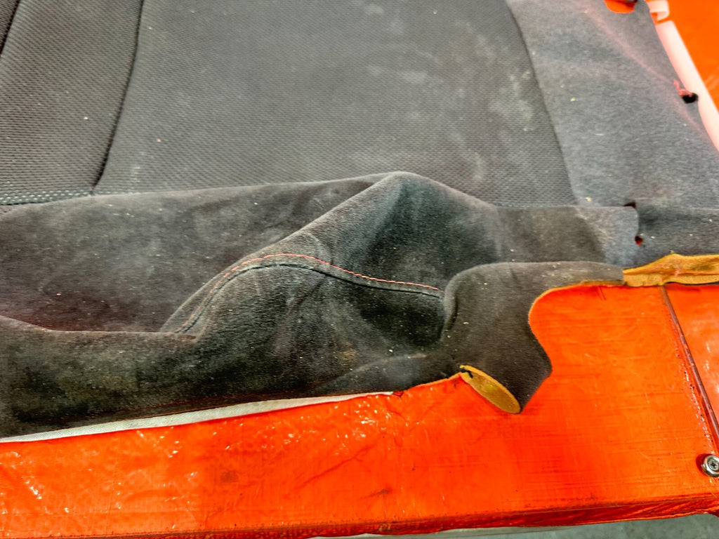 06 11 HONDA CIVIC SI RIGHT FRONT UPPER SEAT SKIN CLOTH FABRIC COVER OEM #2876