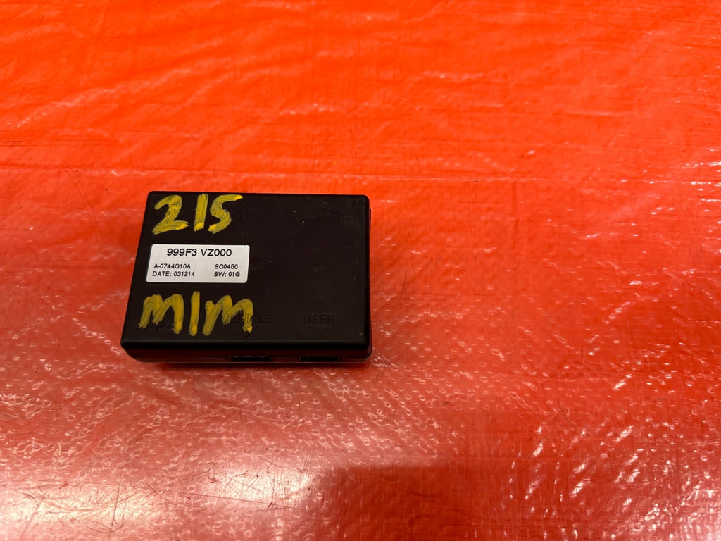 2016 16 INFINITI Q50   RED SPORT 400   SONAR CONTROL MODULE   OEM FACTORY #2154