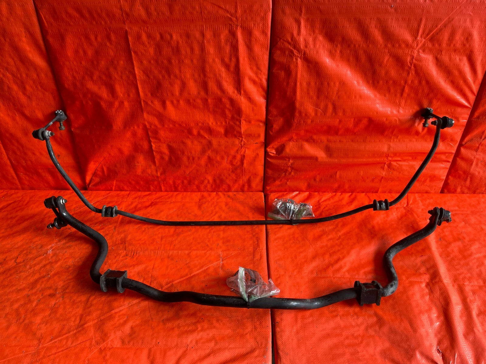 03 05 HONDA ACCORD   4D SEDAN V6 MODEL ONLY   FRONT AND REAR SWAY BAR SET   OEM0