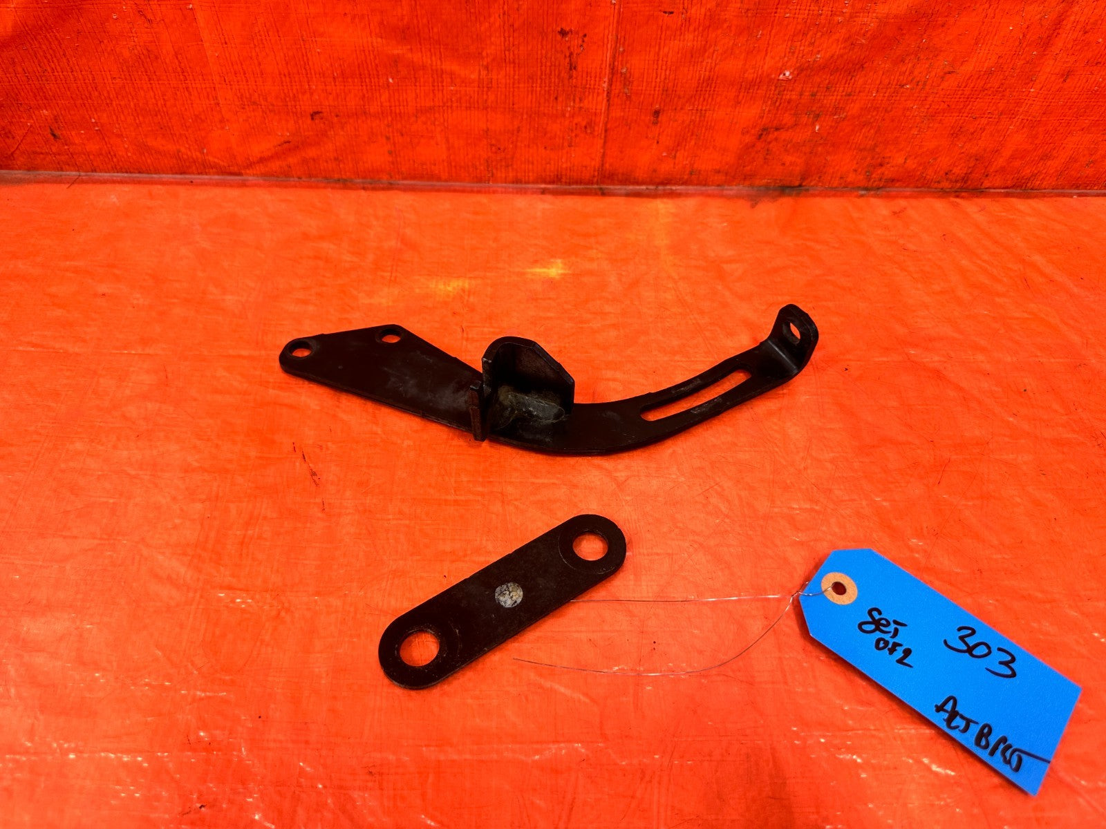 04 11 MAZDA RX8 RX 8 13B MSP ALTERNATOR BRACKET SET ALTERNATOR BRACKETS OEM 3031