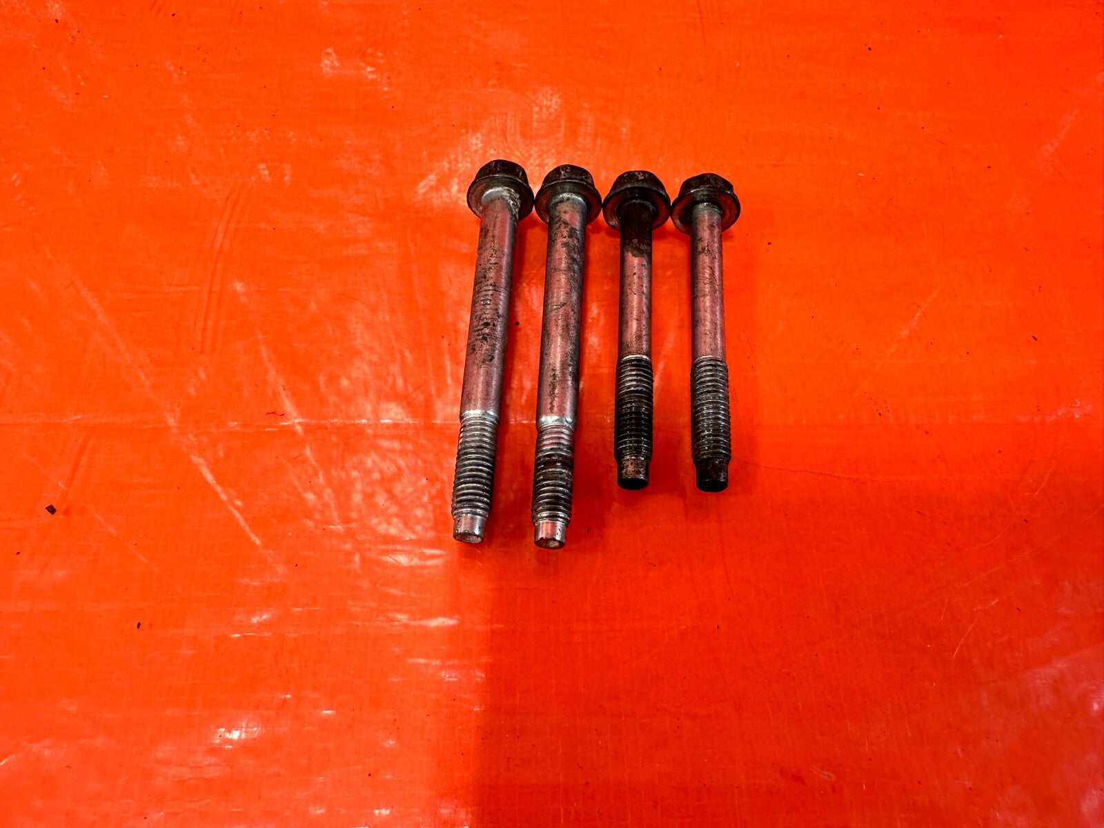 06 11 HONDA CIVIC SI K20Z3   AIR CONDITIONING AC COMPRESSOR BOLT SET BOLTS #2862
