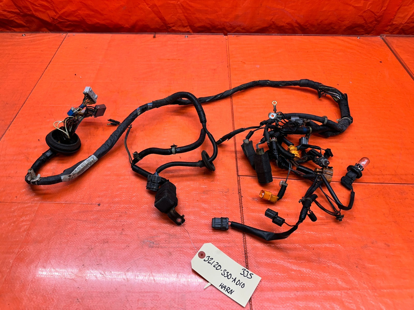 97 01 HONDA PRELUDE 2.2L RIGHT FLOOR WIRE WIRING HARNESS 32120 S30 A010 #3350