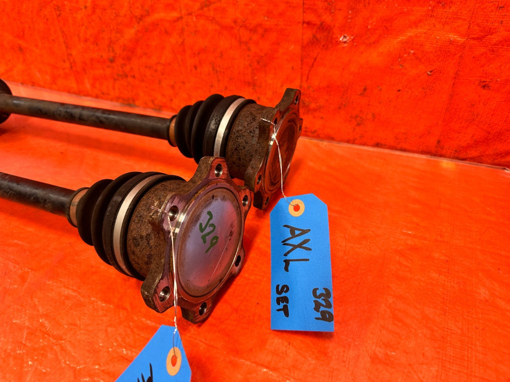 08 15 INFINITI G37 & Q60   LEFT & RIGHT   MANUAL STICK SHIFT AXLES   OEM #3291