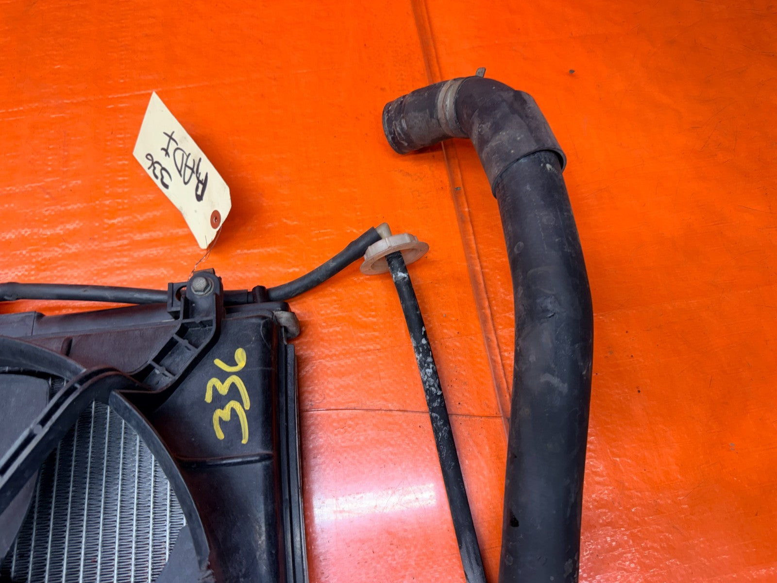 97 01 HONDA PRELUDE 2.2L MT MANUAL ENGINE COOLING RADIATOR WITH FANS HOSES #3365