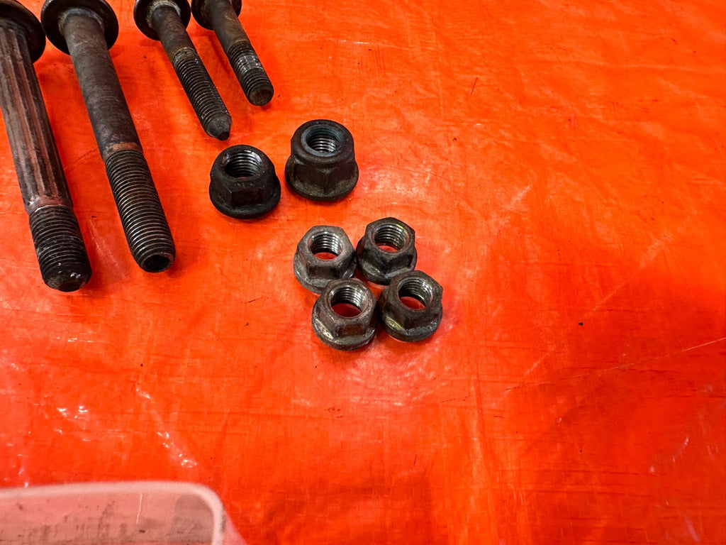 96 00 HONDA CIVIC   LEFT & RIGHT   FRONT SHOCK FORK BOLTS & NUTS   OEM #2741