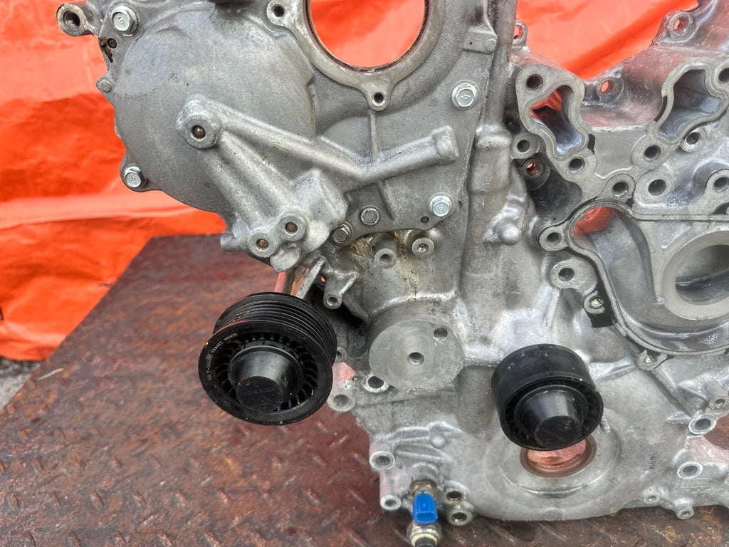16 20 INFINITI Q50 & Q60   3.0L 300HP   TIMING CHAIN COVER CASE W/ L & R COVERS7