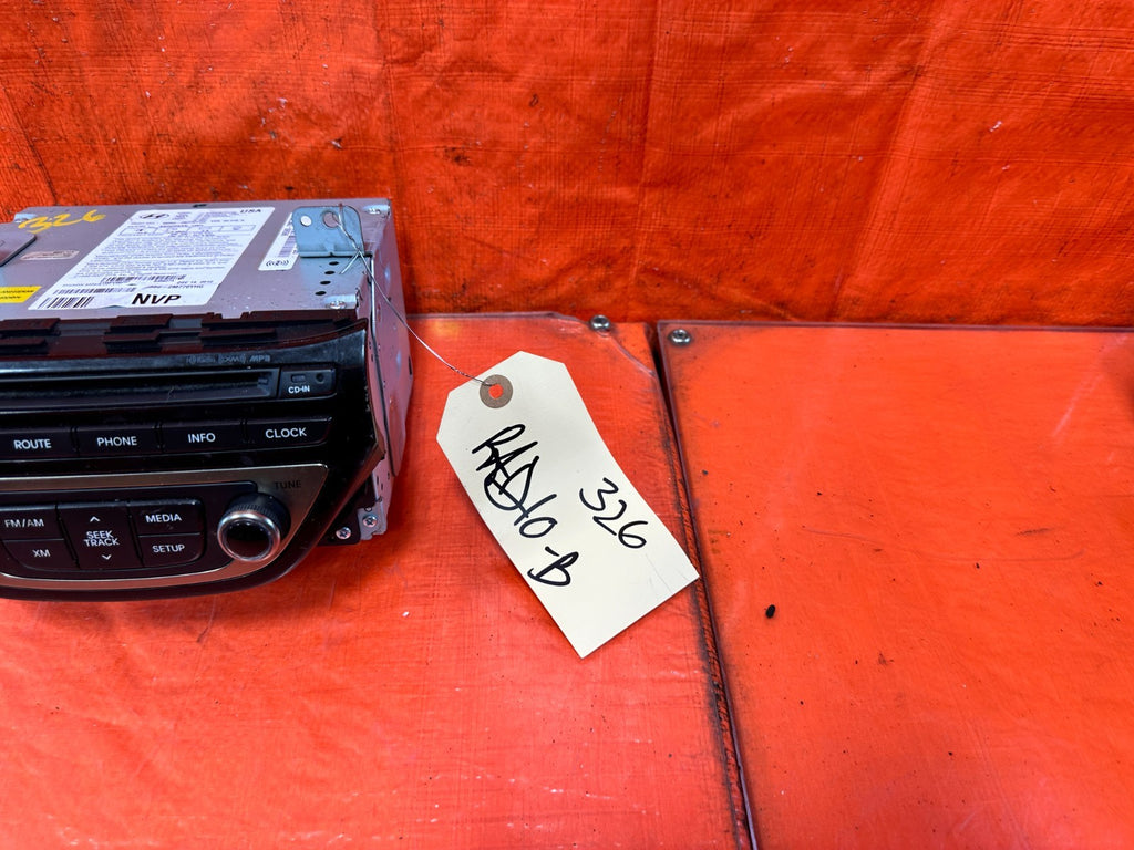 13 16 HYUNDAI GENESIS COUPE  RADIO STEREO CD PLAYER   PART # 96560 2M770 OEM 3264