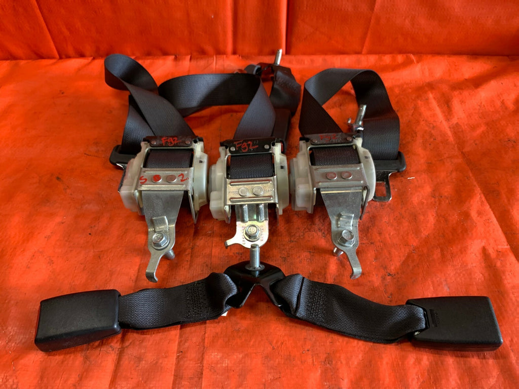 OEM 2008 08 HONDA CIVIC SI COUPE   COMPLETE REAR SEAT BELT SET LEFT RIGHT CENTER7
