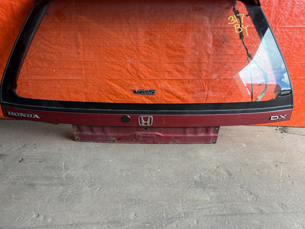 90 91 HONDA CIVIC HATCHBACK   TRUNK REAR DECK LID TAIL GATE HATCH LATCH OEM 3171