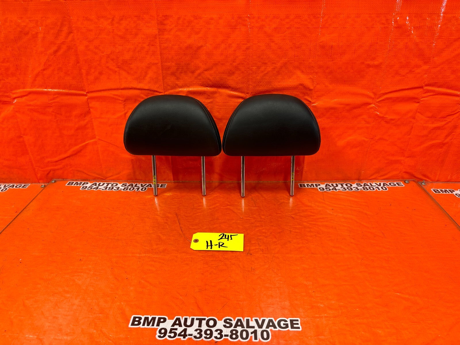 08 15 INFINITI G37 & Q60 2D COUPE FRONT SEAT HEAD REST LEFT AND RIGHT   OEM 24513