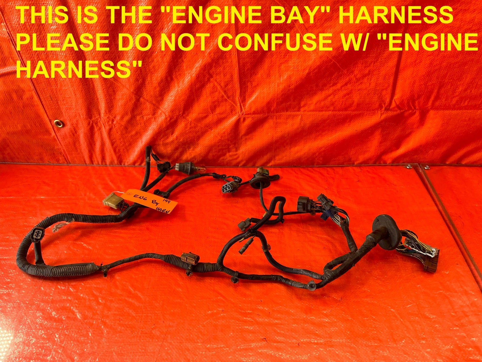 1992 92 HONDA CIVIC SI & EX ENGINE BAY / UNDER HOOD WIRING HARNESS WIRE LOOM 1990