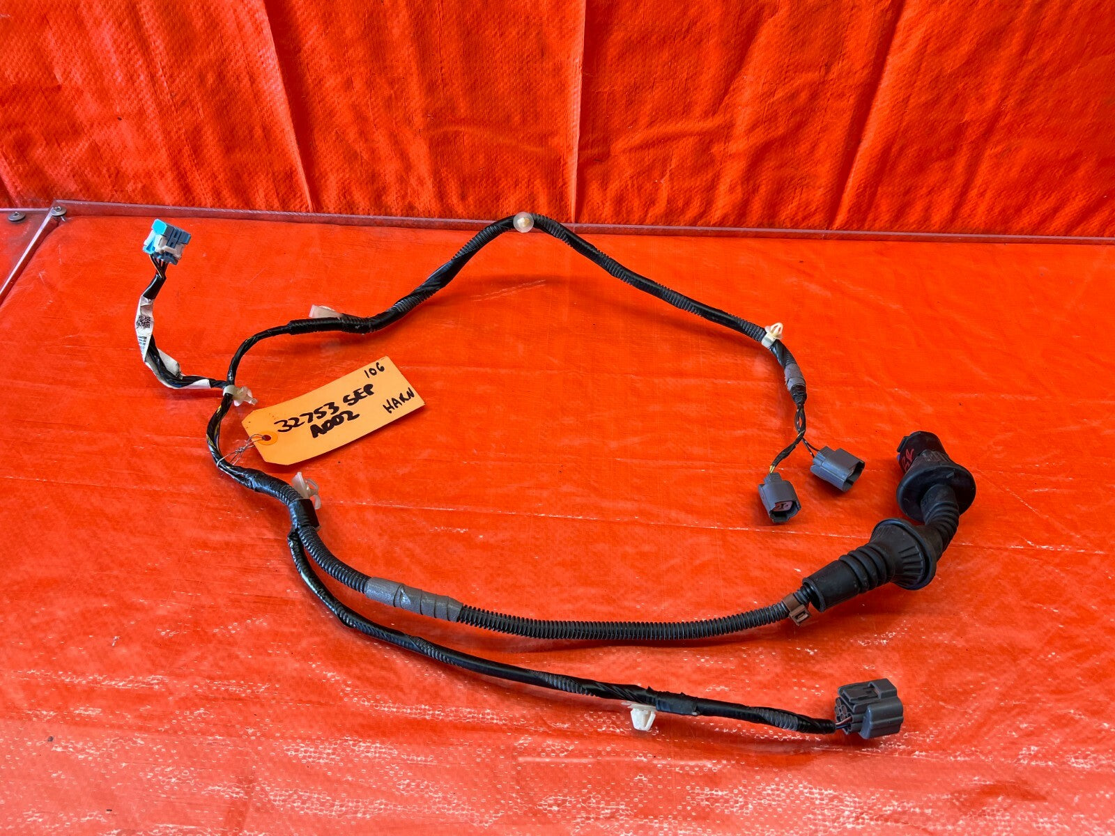 06 08 ACURA TL   DOOR WIRING HARNESS WIRE LOOM   PASSENGER RIGHT REAR   OEM #1060