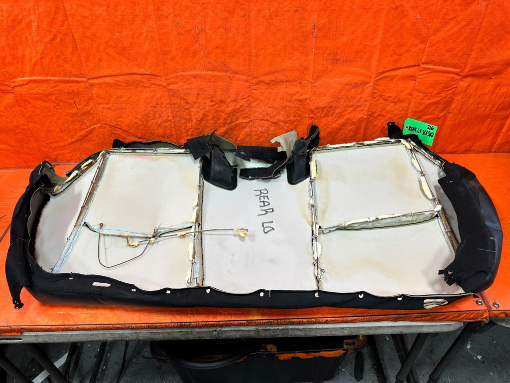 14 23 INFINITI Q50   REAR LOWERR SEAT SKIN COVER FABRIC LEATHER   OEM 3167