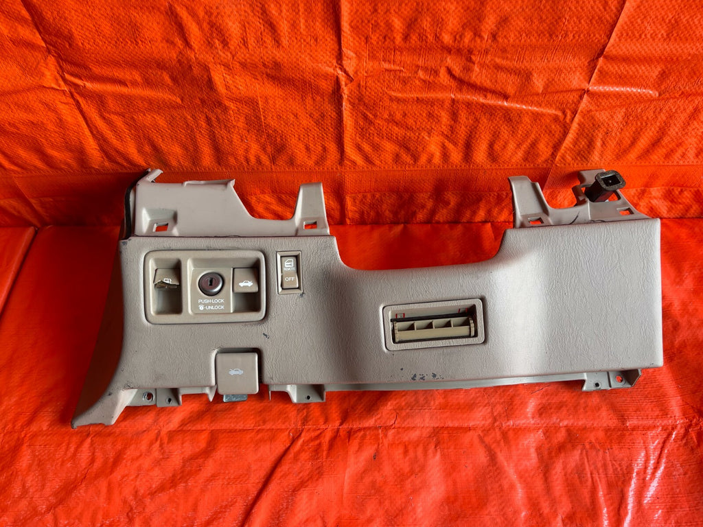92 00 SC300 SC400   INTERIOR KNEE TRIM UNDER STEERING COLUMN COVER   TAN OEM #640