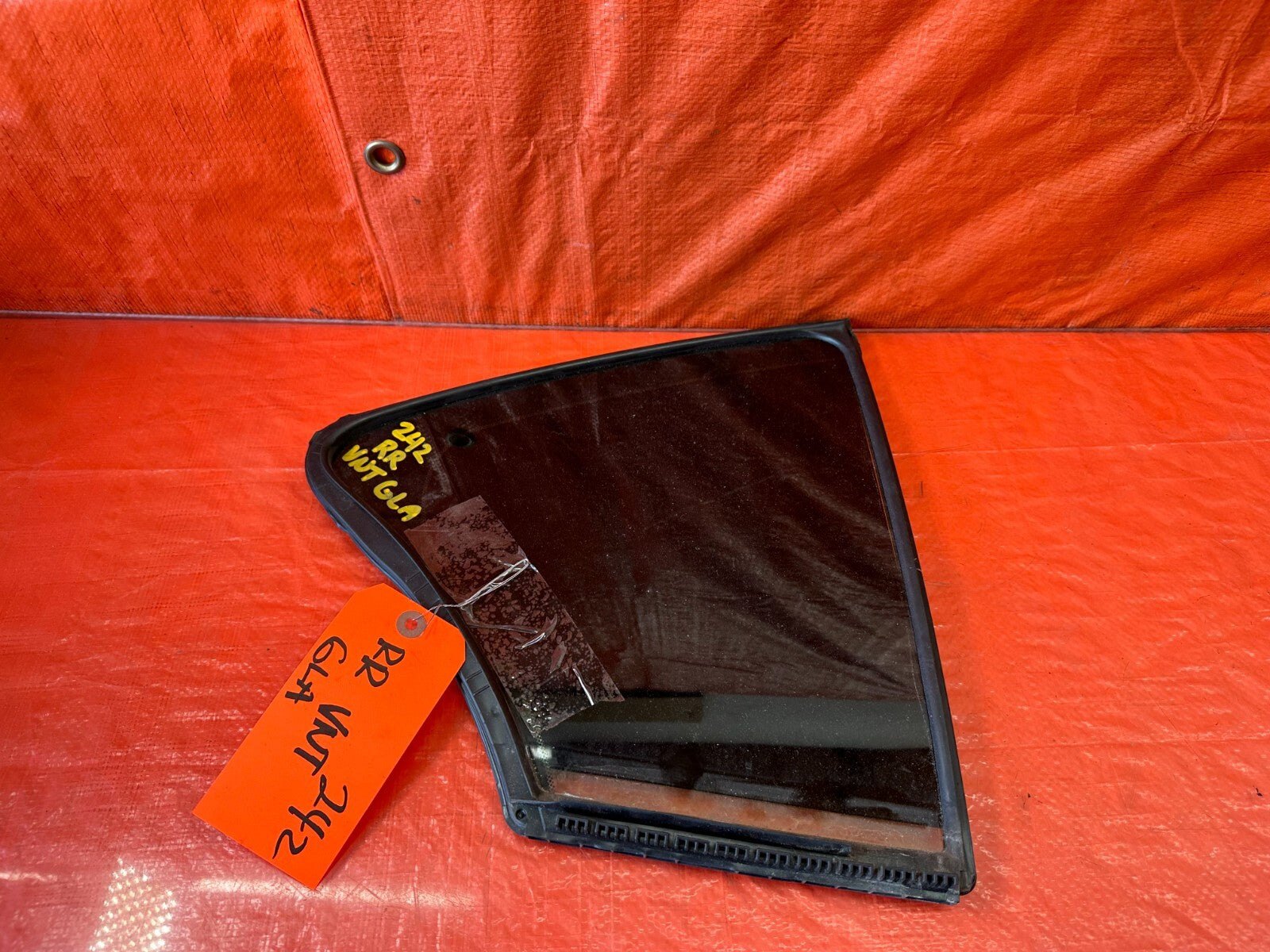 14 17 INFINITI Q50   QUARTER DOOR GLASS WINDOW   DRIVER LEFT REAR   OEM #2420
