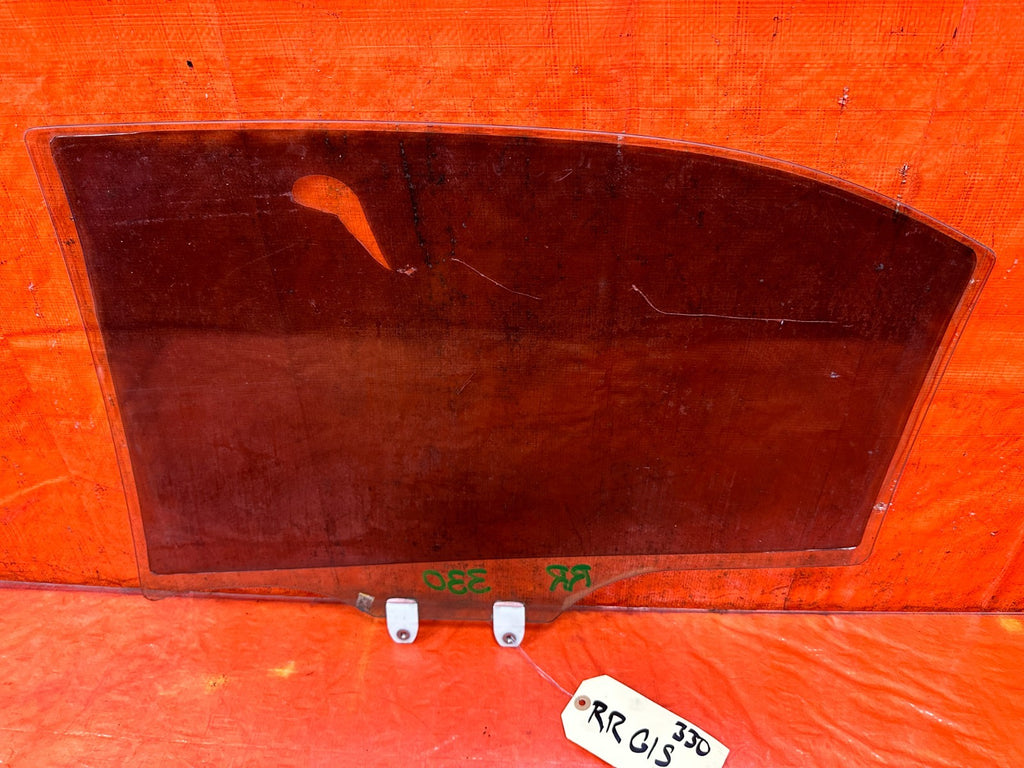 04 08 ACURA TSX RIGHT PASS REAR DOOR WINDOW DOOR GLASS OEM #3306