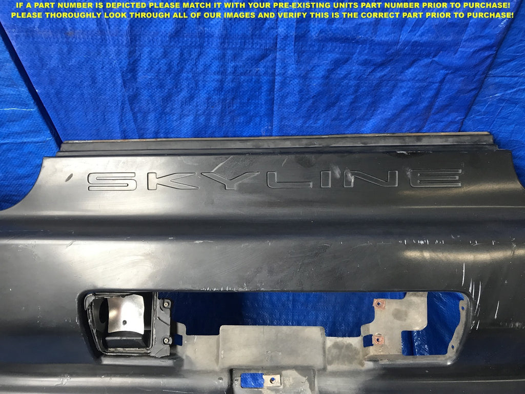 OEM 1989 1990 1991 1992 1993 1994 NISSAN SKYLINE GT R R32 REAR BUMPER COVER6