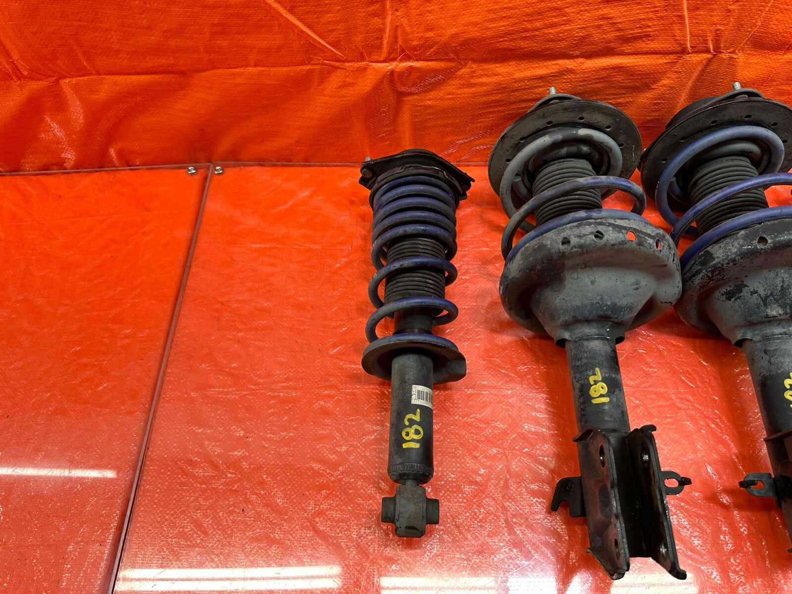 15 17 SUBARU WRX STI   FACTORY SHOCKS W/ H&R LOWERING SPRINGS   OEM H & R HR #186