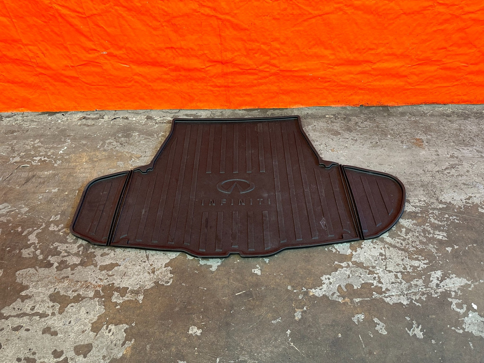 14 20 INFINITI Q50   ALL SEASON / WEATHER   REAR TRUNK MAT LINER LINING OEM #1859