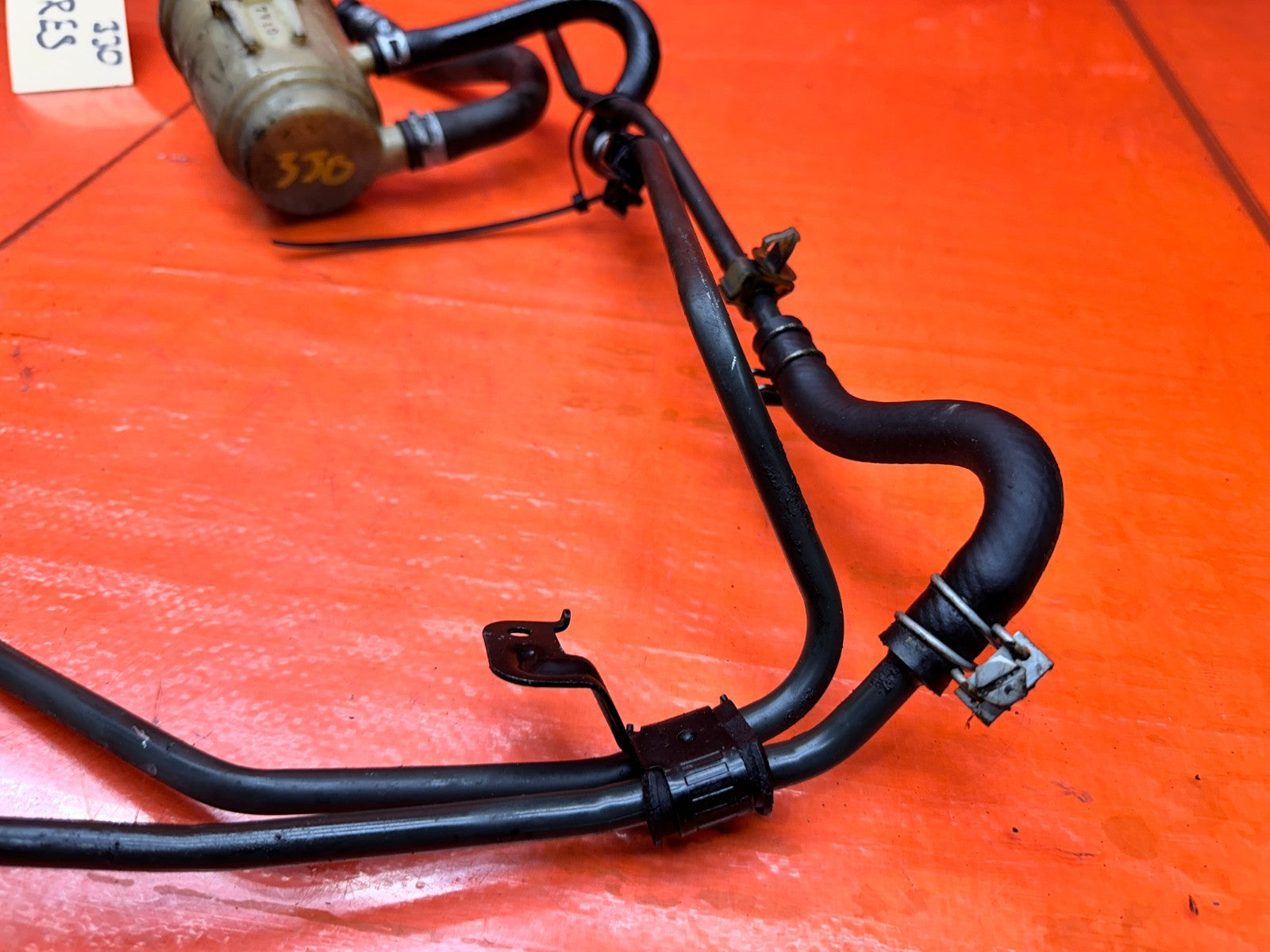 04 08 ACURA TSX 2.4L STEERING RACK TO PUMP RETURN LINES N TANK OEM #33012