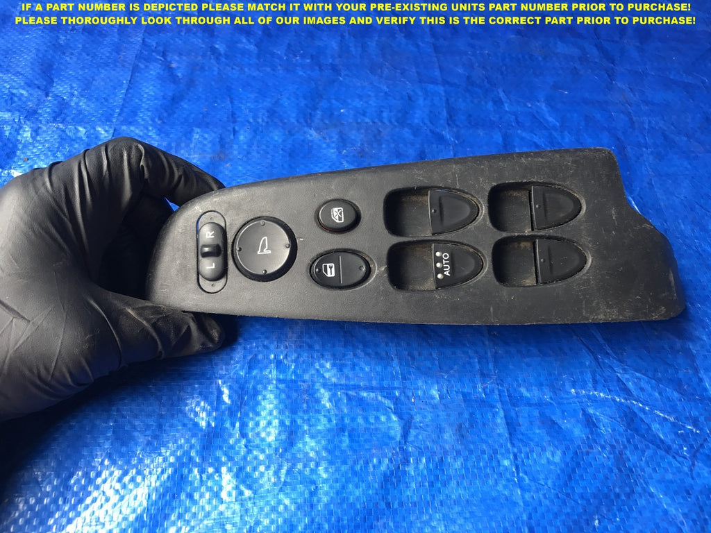 OEM 09 2008 2009 2010 2011 HONDA CIVIC SEDAN DRIVER LEFT MASTER WINDOW SWITCH   0