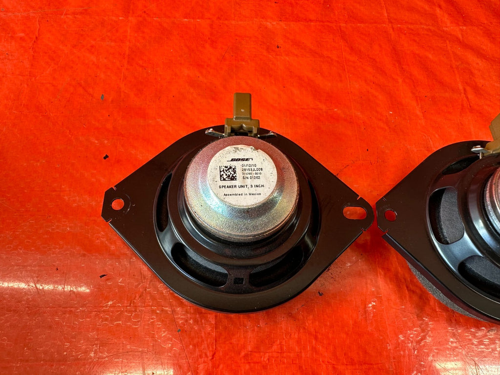 08 15 INFINITI G37 Q60 2D BOSE REAR QUARTER PANEL TRIM SPEAKERS LEFT & RIGHT 1889
