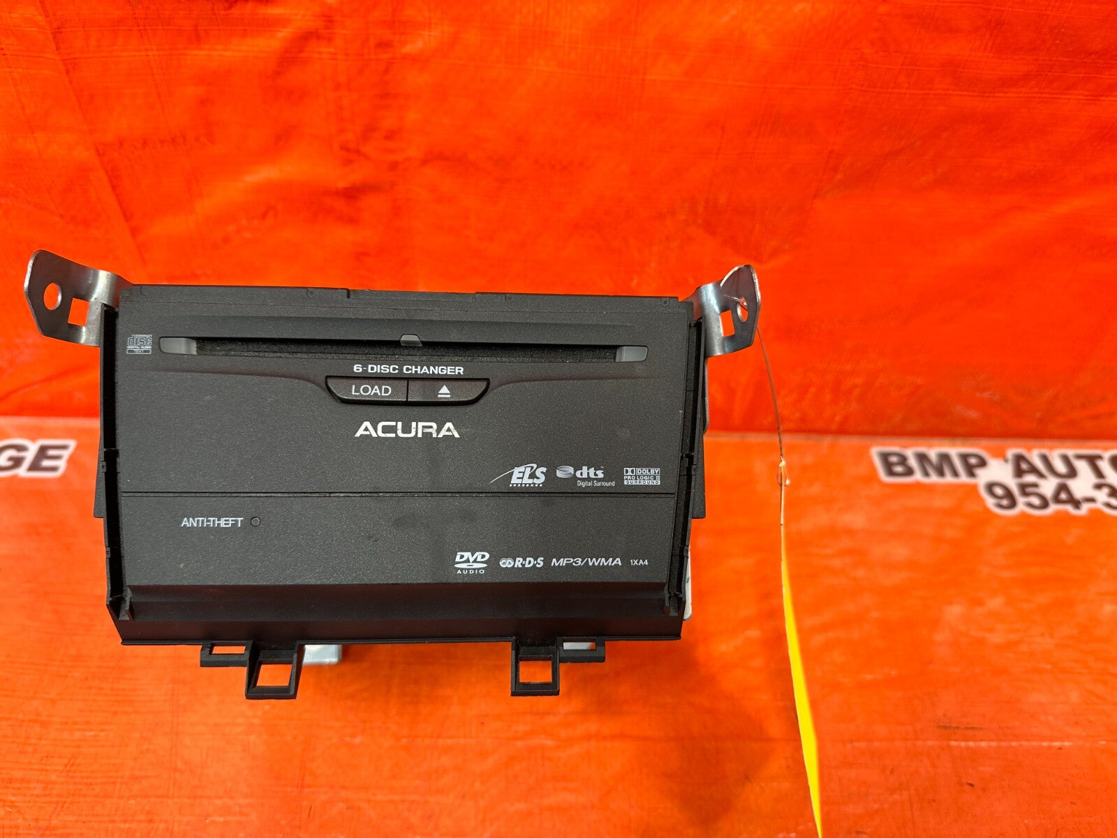 2009 ACURA TSX 6 DISC CD DVD PLAYER CHANGER RECEIVER TESTED 39100 TL2 A50 #73