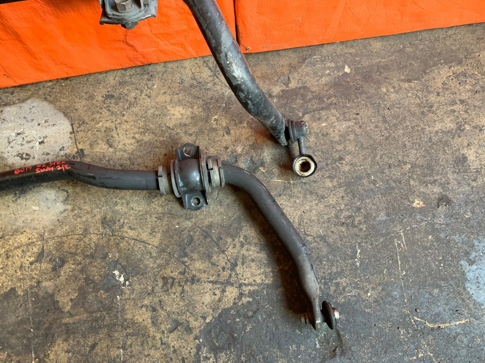OEM 2003 03 HONDA S2000   FRONT AND REAR SWAY BAR SET BARS   26.5x4.5  27.2x4.5 3