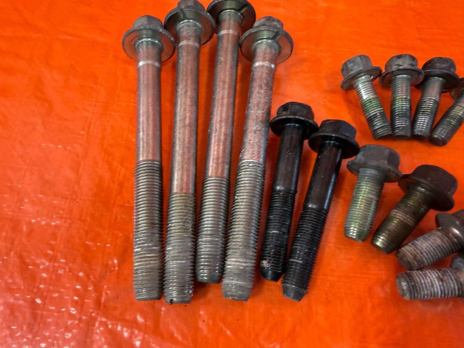 09 14 ACURA TSX   FRONT SUBFRAME CROSSMEMBER BOLTS HARDWARE OEM FACTORY #3214