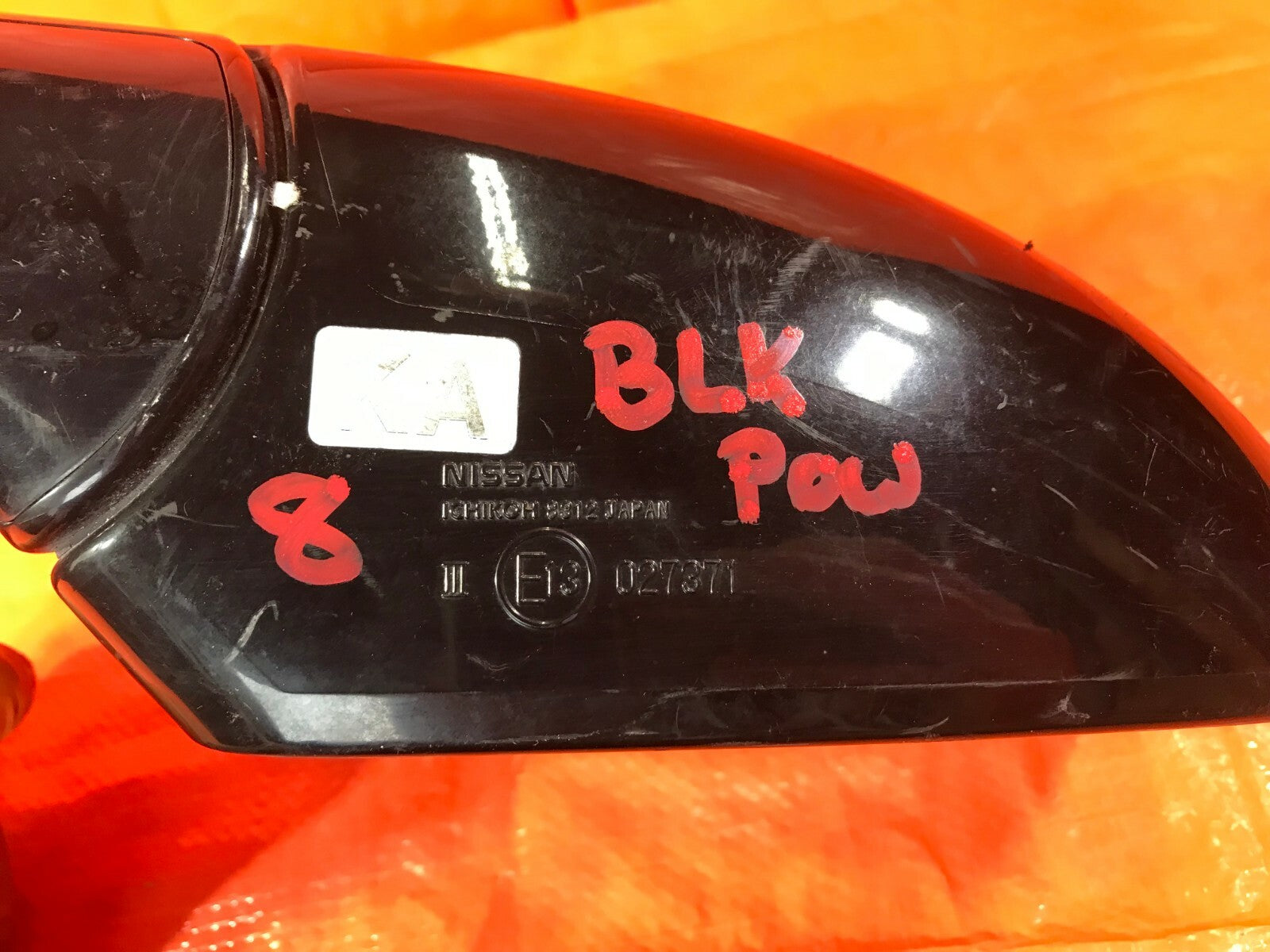 OEM 2012 2013 2014 NISSAN MURANO DRIVER LEFT SIDE VIEW MIRROR POWER BLACK9