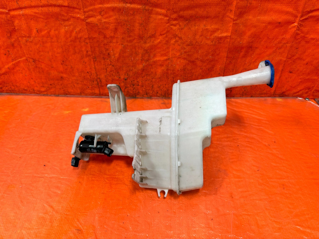 13 16 HYUNDAI GENESIS COUPE WINDSHIELD WIPER FLUID RESERVOIR TANK W/ MOTORS #3256