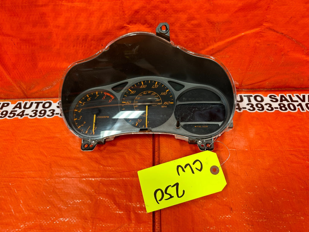 00 02 TOYOTA CELICA GTS GT S   MANUAL   INSTRUMENT GAUGE CLUSTER SPEEDOMETER OEM7
