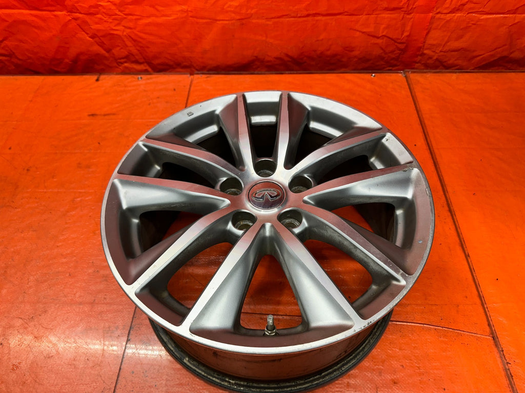 14-17 INFINITI Q50 17 INCH 10 SPOKE ALLOY WHEEL RIM W/ TPMS SENSOR OEM FACTORY R12