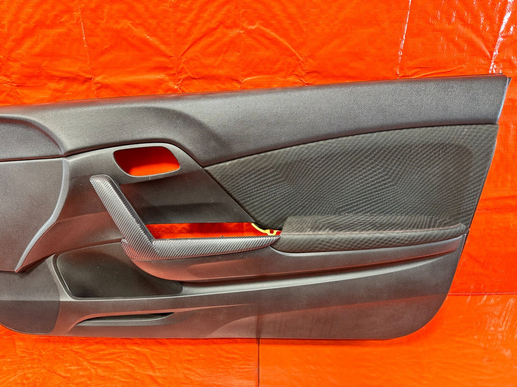 2013 13 HONDA CIVIC SI 2D COUPE   LEFT AND RIGHT DOOR PANELS DOOR PANEL SET #2657