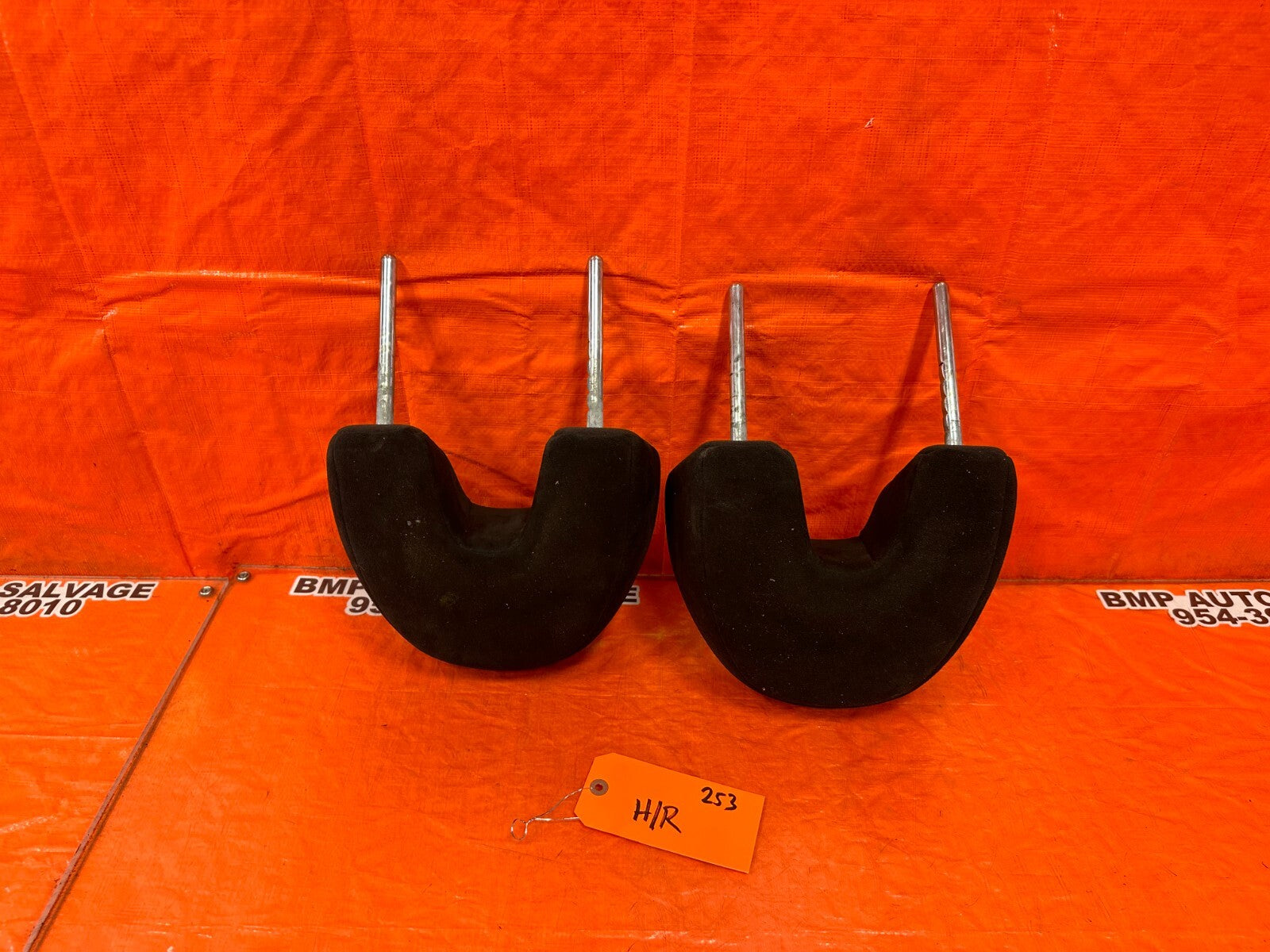 06 11 HONDA CIVIC SI   FRONT SEAT HEAD REST   LEFT & RIGHT   OEM FACTORY #2536