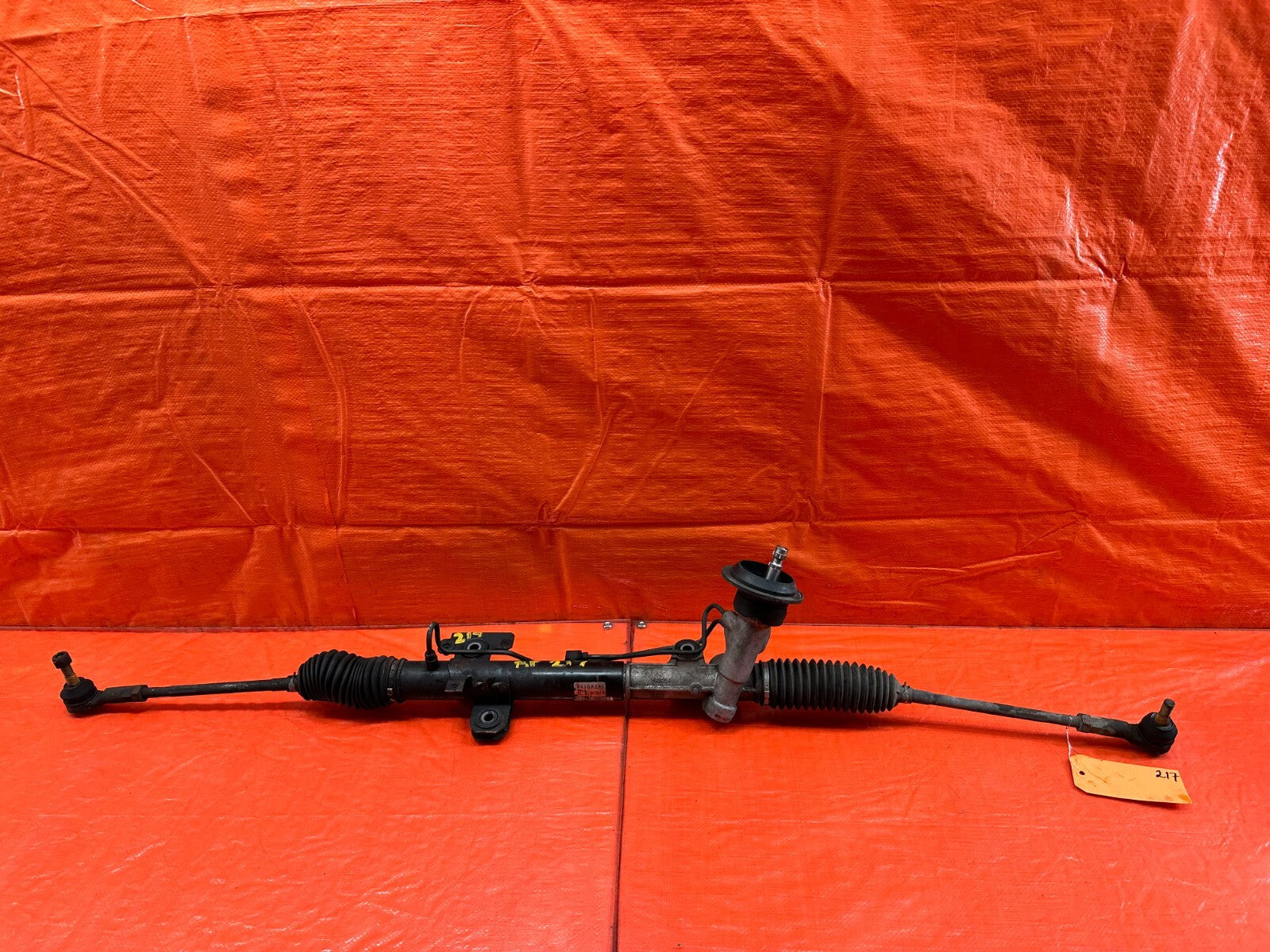 08 15 LANCER EVOLUTION X EVO 10 POWER STEERING GEAR BOX RACK AND PINION OEM #2170