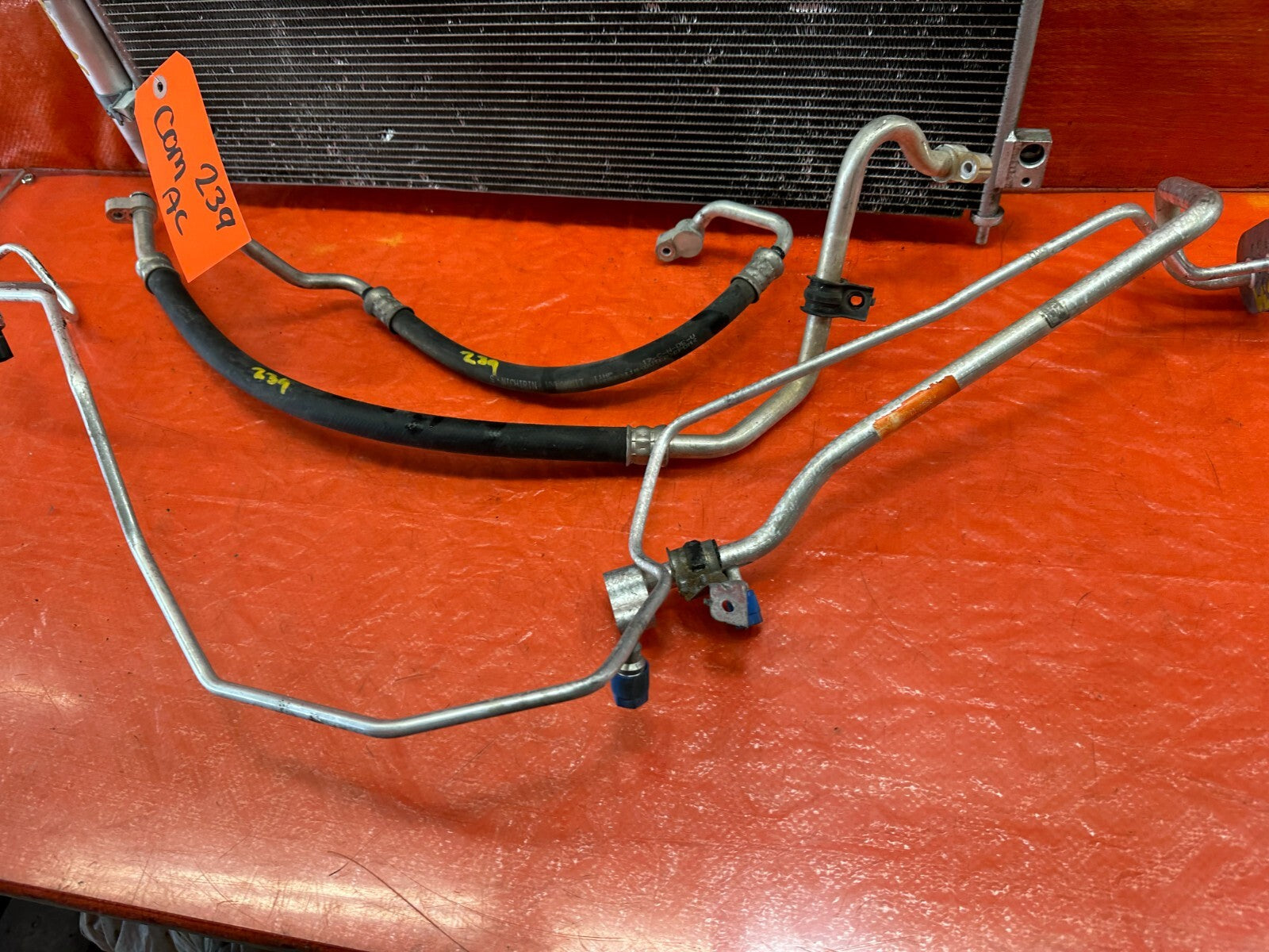 08 12 HONDA ACCORD 2.4L   AIR CONDITIONING AC LINE SET LINES HOSES PIPES OEM 2394